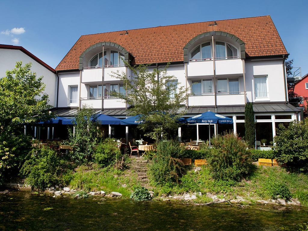 Hotel Kreuz Gaestehaus Und Lauchertbar Mit Terrasse Gammertingen Dış mekan fotoğraf